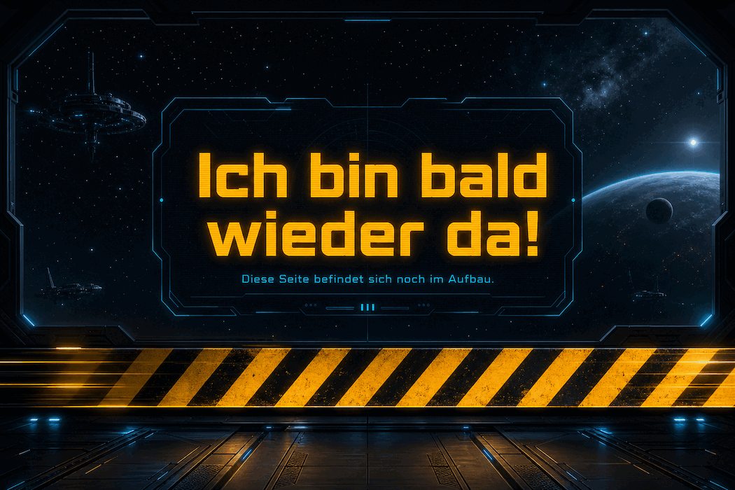 Ich bin bald wieder da!